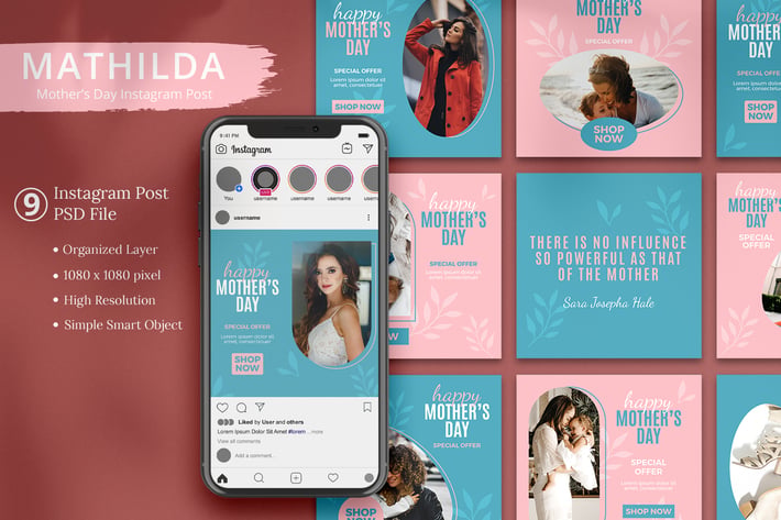 Mathilda - Mothers Day Sale Instagram Post
