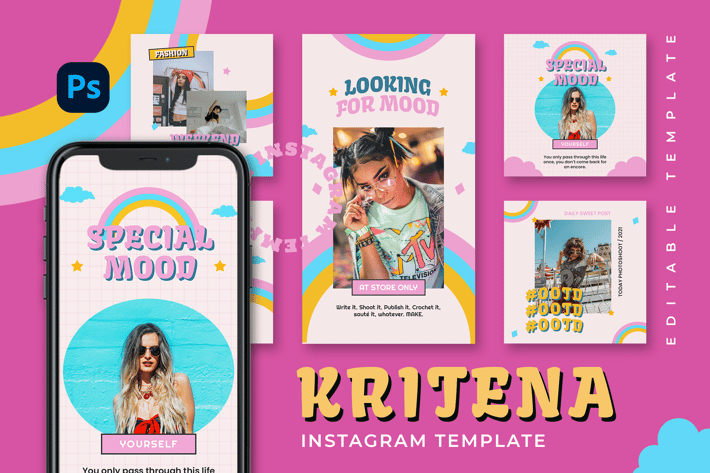 Kritena - Retro Instagram Stories and Post