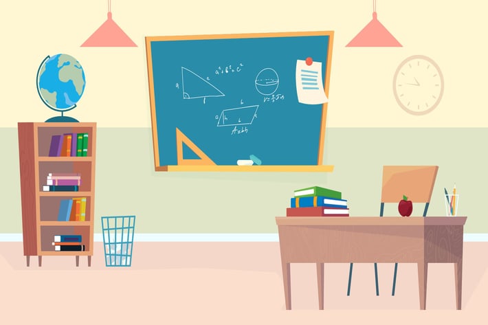 Outside School - Illustration Background