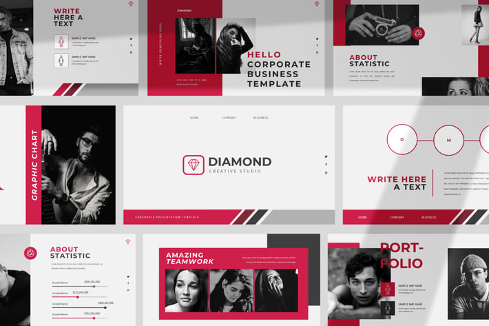 Diamond Keynote Template