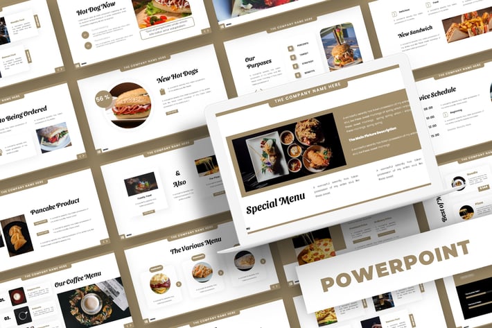 The Resto Food - Powerpoint Template