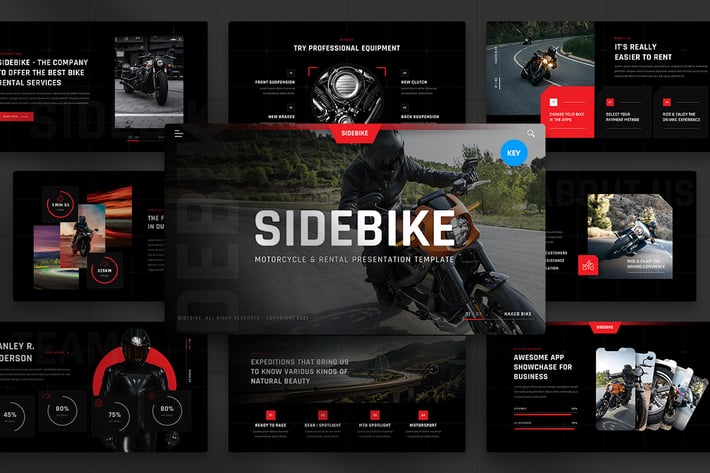 Sidebike - Motorcycle & Rental Keynote