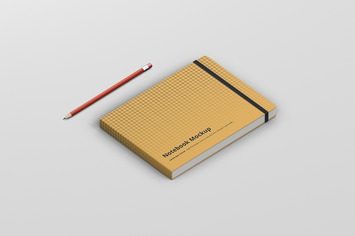 Notebook Mockup Landscape Format