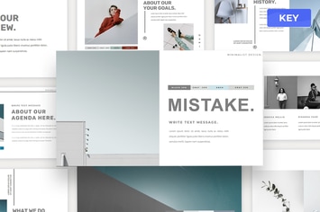 Mistake - Minimal Keynote Presentation Templates
