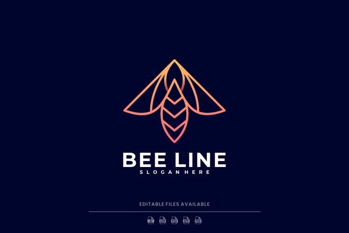 Bee Line Art Logo