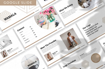 Wamala - Lookbook Google Slide Template