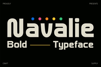 Navalie – Bold Sans Serif