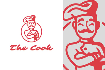 Chef or Cook Mascot Logo