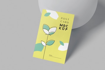 4x6 Rectangle Post Card Mockups
