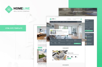 Homeline - Modern Unique Real Estate Template