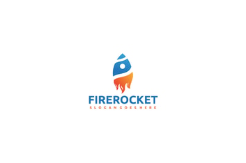 Fire Rocket Logo