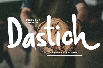 Dastich Handwritten Display Font