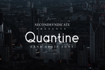 Quantine - sans serif font