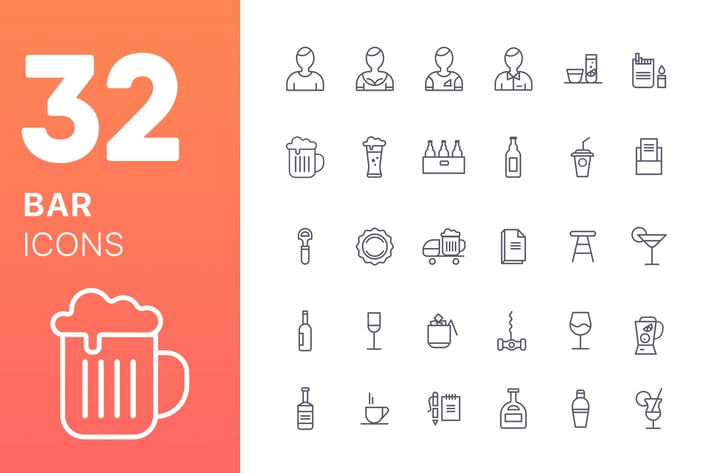 Bar Icons