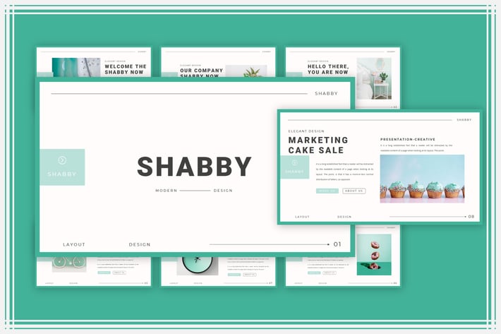 Shabby Powerpoint Template