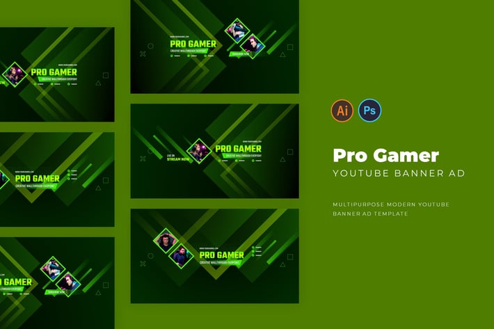 Pro Gamer Youtube Cover