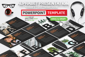Alphabet Powerpoint Presentation Template