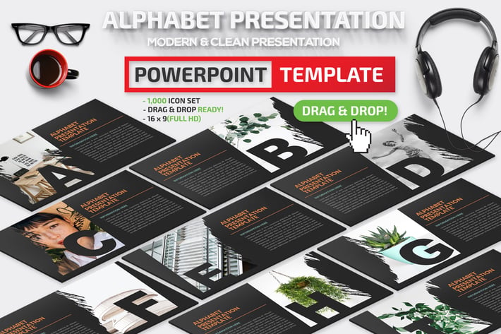 Alphabet Powerpoint Presentation Template