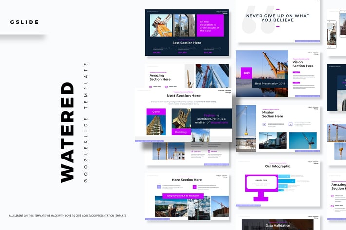 Watered  - Google Slides Template