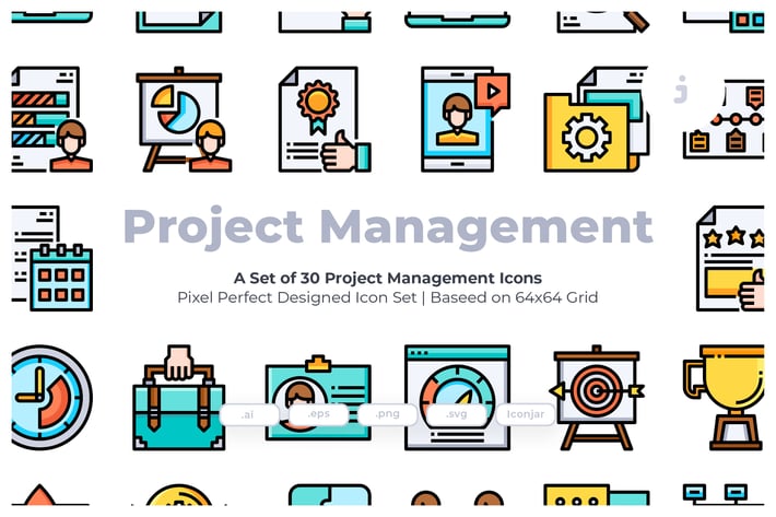 30 Project Management Icons