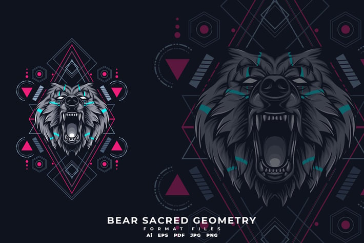 BEAR SACRED GEOMETRY