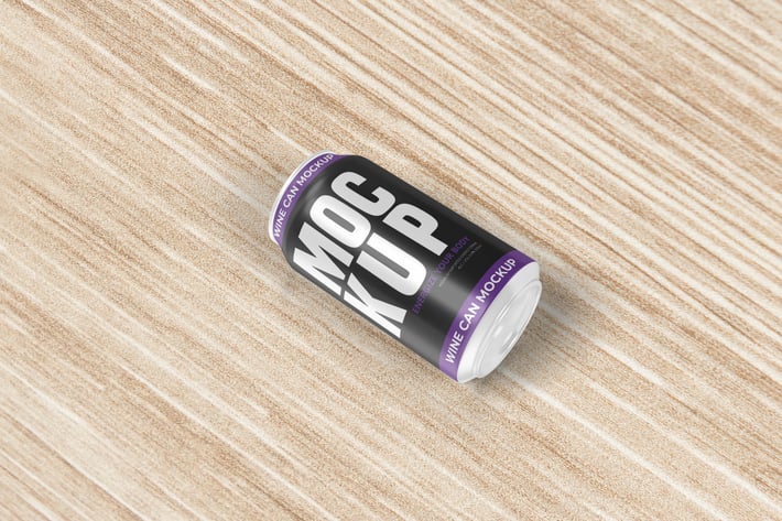 Beer Can Mockup V8