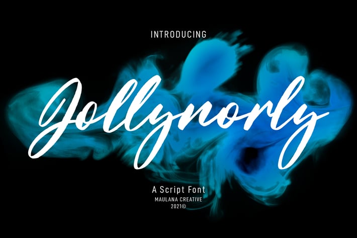 Jollynorly Display Script Font