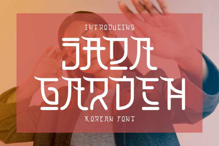 Jada Garden - Korean Style Font