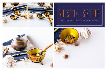 Rustic Setup, Styled Photo Pack
