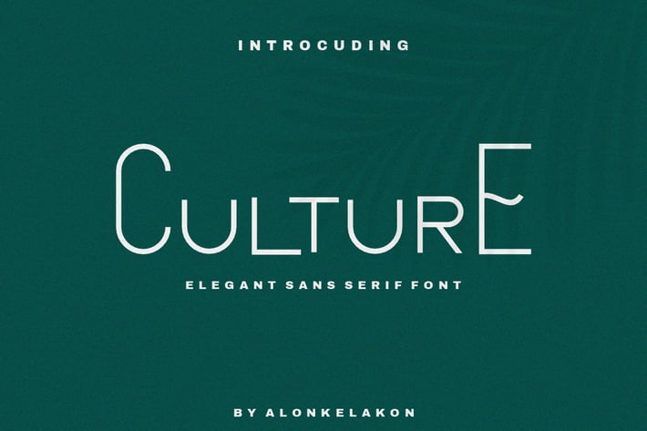 Culture Sans Serif Font