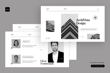 Black White Minimalist Company Profile I 004