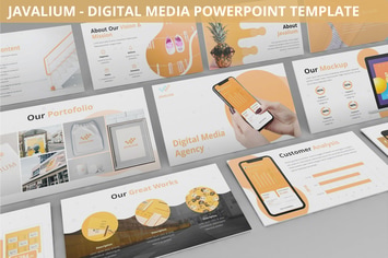 Javalium - Digital Media Powerpoint Template