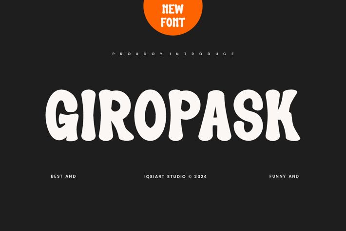 Giropask - Funny & Groovy Font