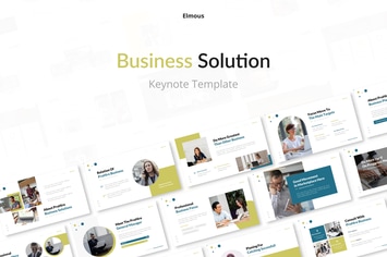 Business Solution Keynote Presentation Template