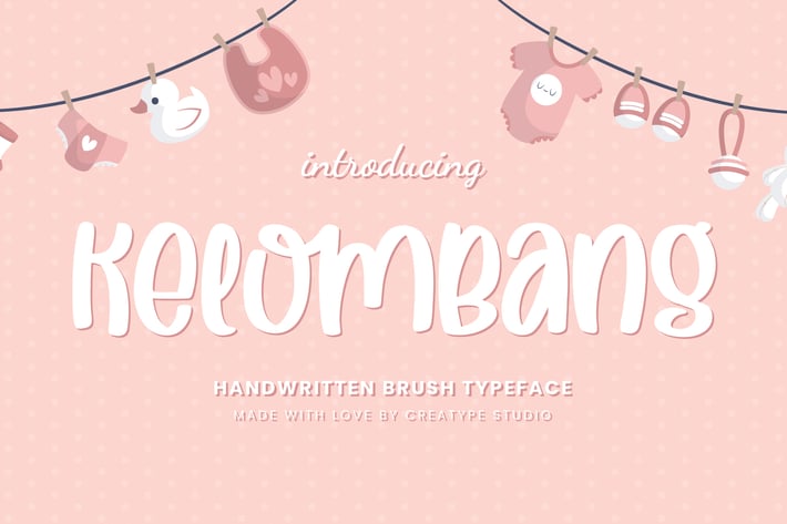 Kelombang Brush Business Font