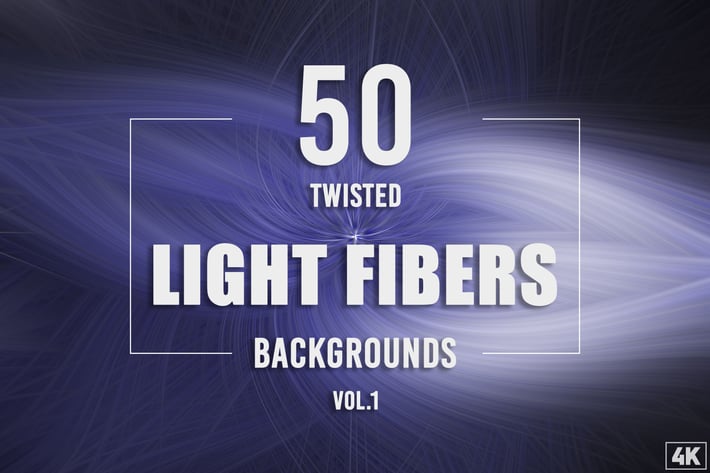 50 Twisted Light Fibers Backgrounds - Vol. 1