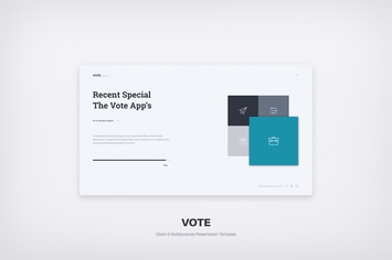 VOTE Business Minimal Template (PowerPoint)