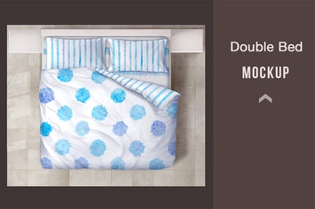 Double Bed Mockup