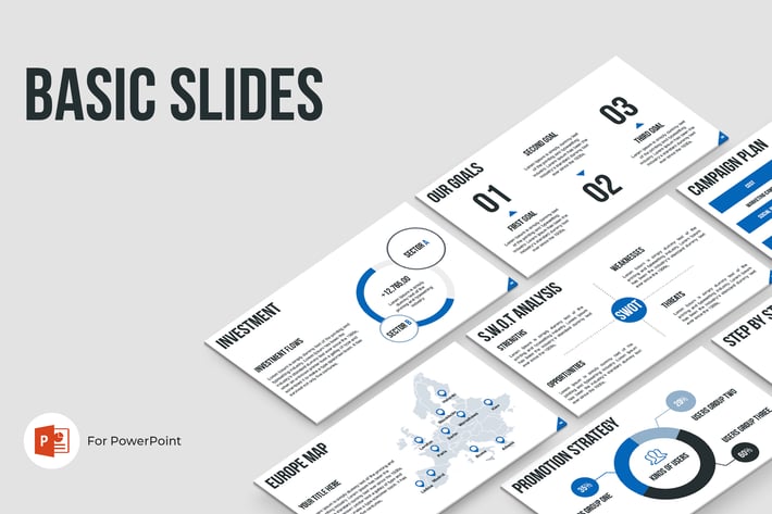 Basic Slides PowerPoint Template 