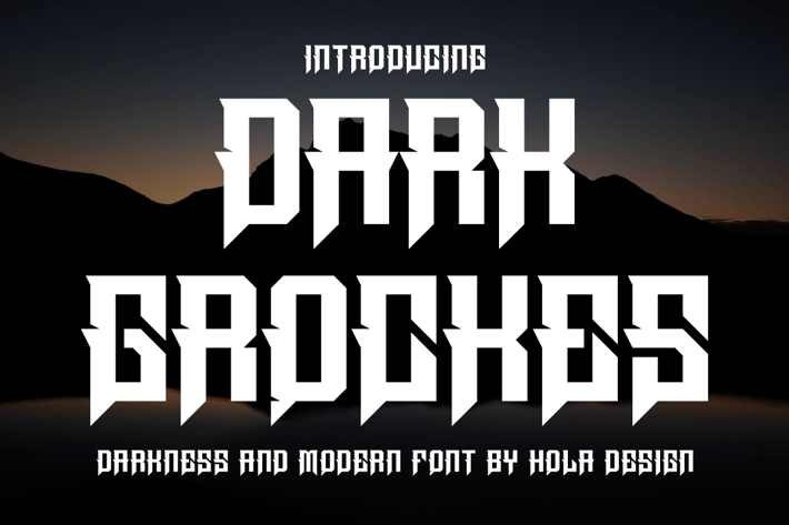 Dark Grockes Font