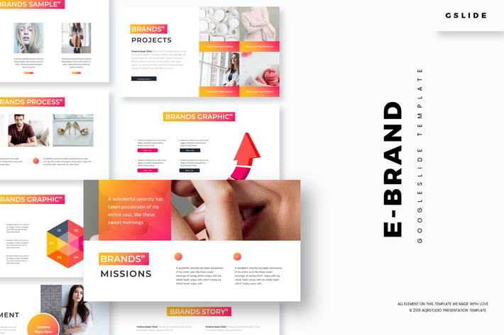 E- Brand - Google Slides Template