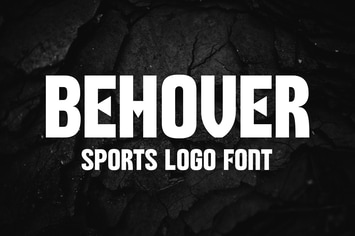 Behover - Sports Logo Font