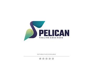 Pelican Gradient Colorful Logo