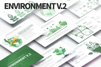 Environment V.2 - PowerPoint Infographics Slides