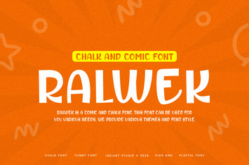 Ralwek - Chalk & Comic Font