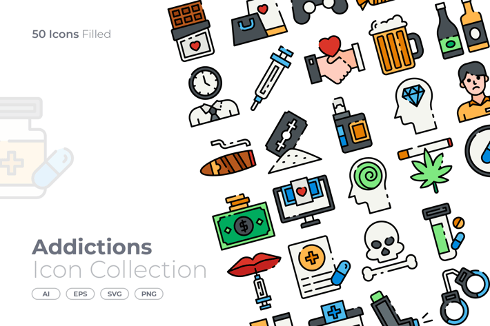 Addictions Filled Icon