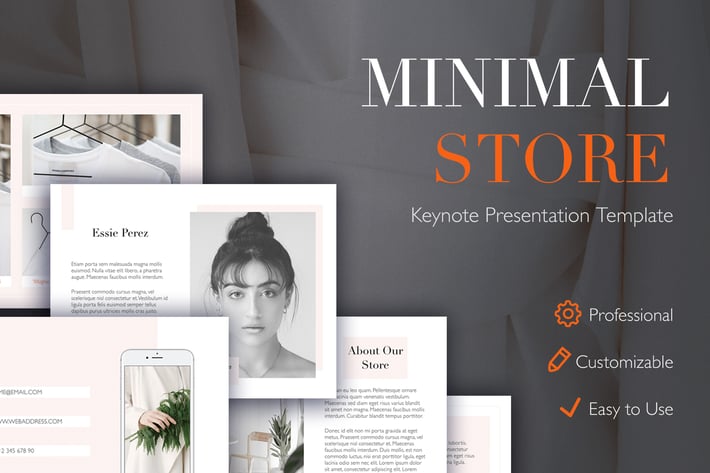 Minimal Store Keynote Template