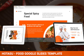 Hotasu - Food Google Slides Template