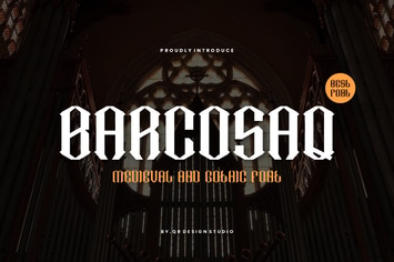 Barcosaq - Medieval & Gothic Font