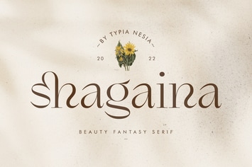 Shagaina - Elegant Aesthetic Serif - Lovely Font